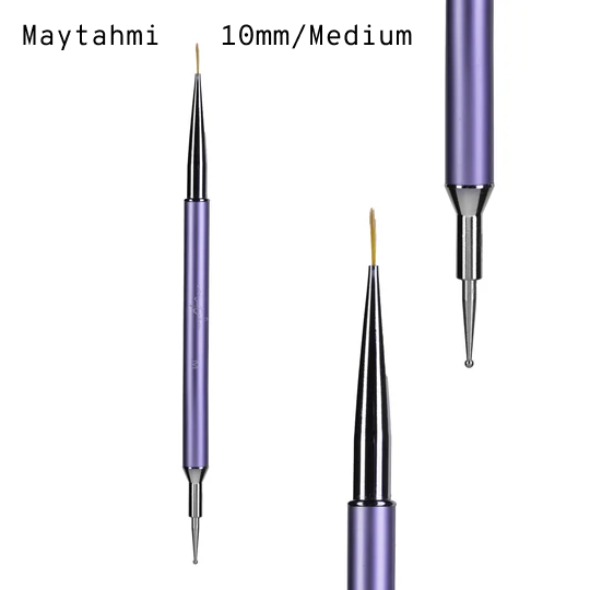 Maytahmi Eyeliner Brush - Professional Precision Liquid & Gel Eyeliner Brush for Flawless Winged Liner - Perfect for Makeup Artists & Beginners - Great for Everyday Use, Special Occasions & Photo Shoots