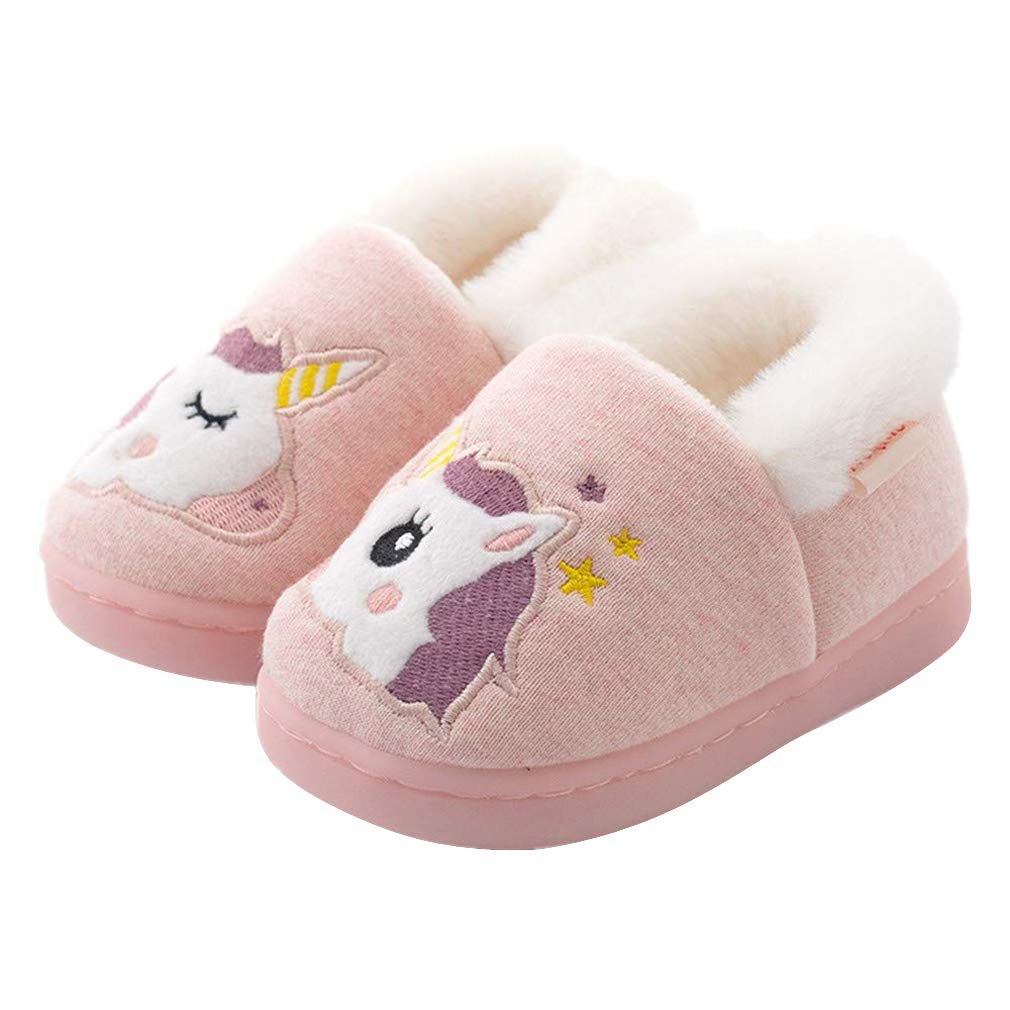Soft Fluffy Animal Slippers for Toddler Boys & Girls - Warm Kids House Shoes for Indoor Comfort | Perfect for Playtime & Cozy Home Wear