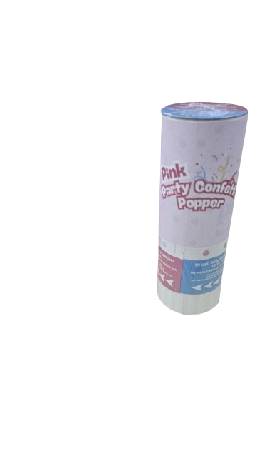 Pink Confetti Popper for Parties - Fun Celebration Supplies for Birthdays, Weddings & Events