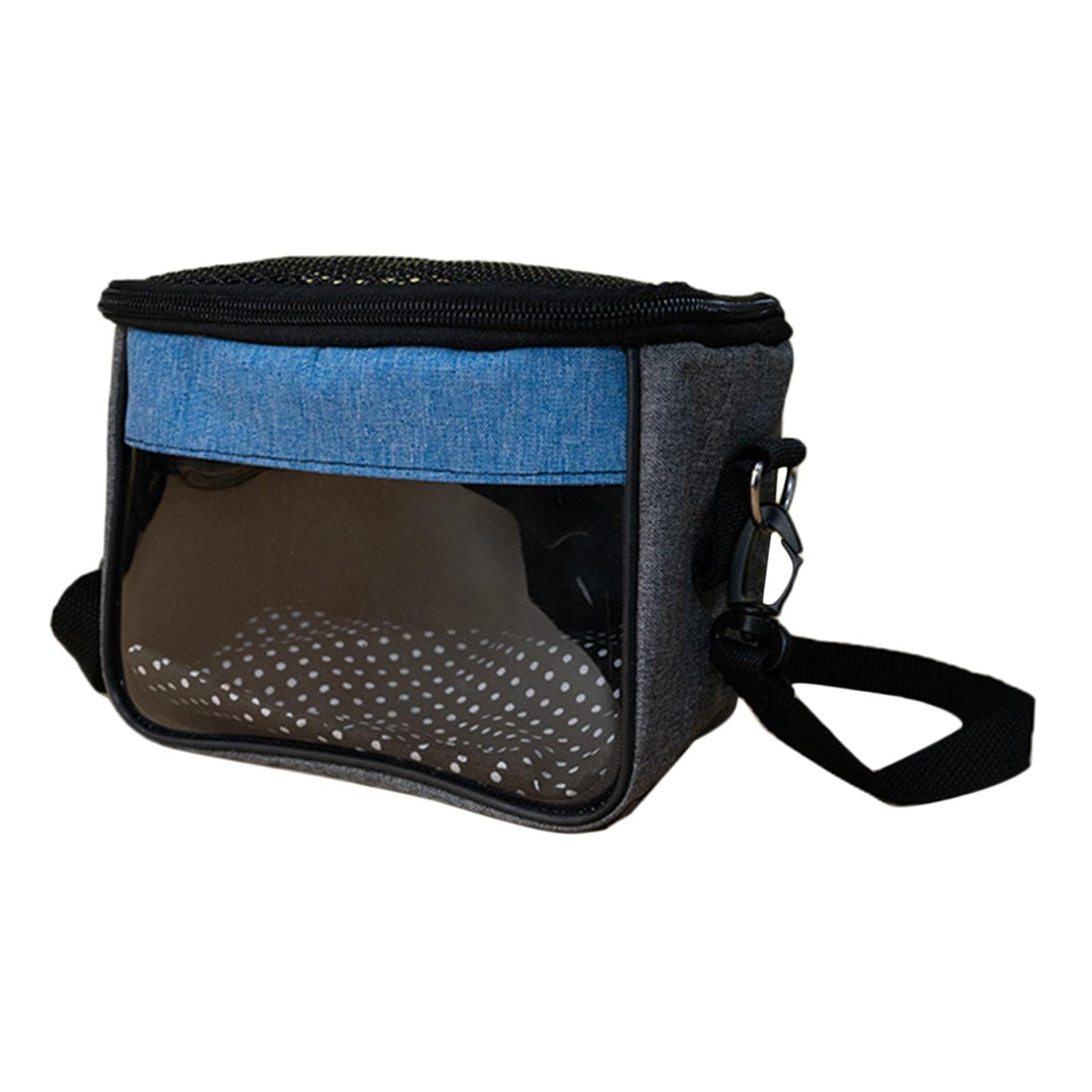 GAH Pets Small Animal Carrier Bag - Portable Hamster Travel Cage for Guinea Pigs, Rabbits & Rodents (7.87x6.30x4.72 Inch) - Perfect for Vet Visits, Outdoor Adventures & Daily Transport