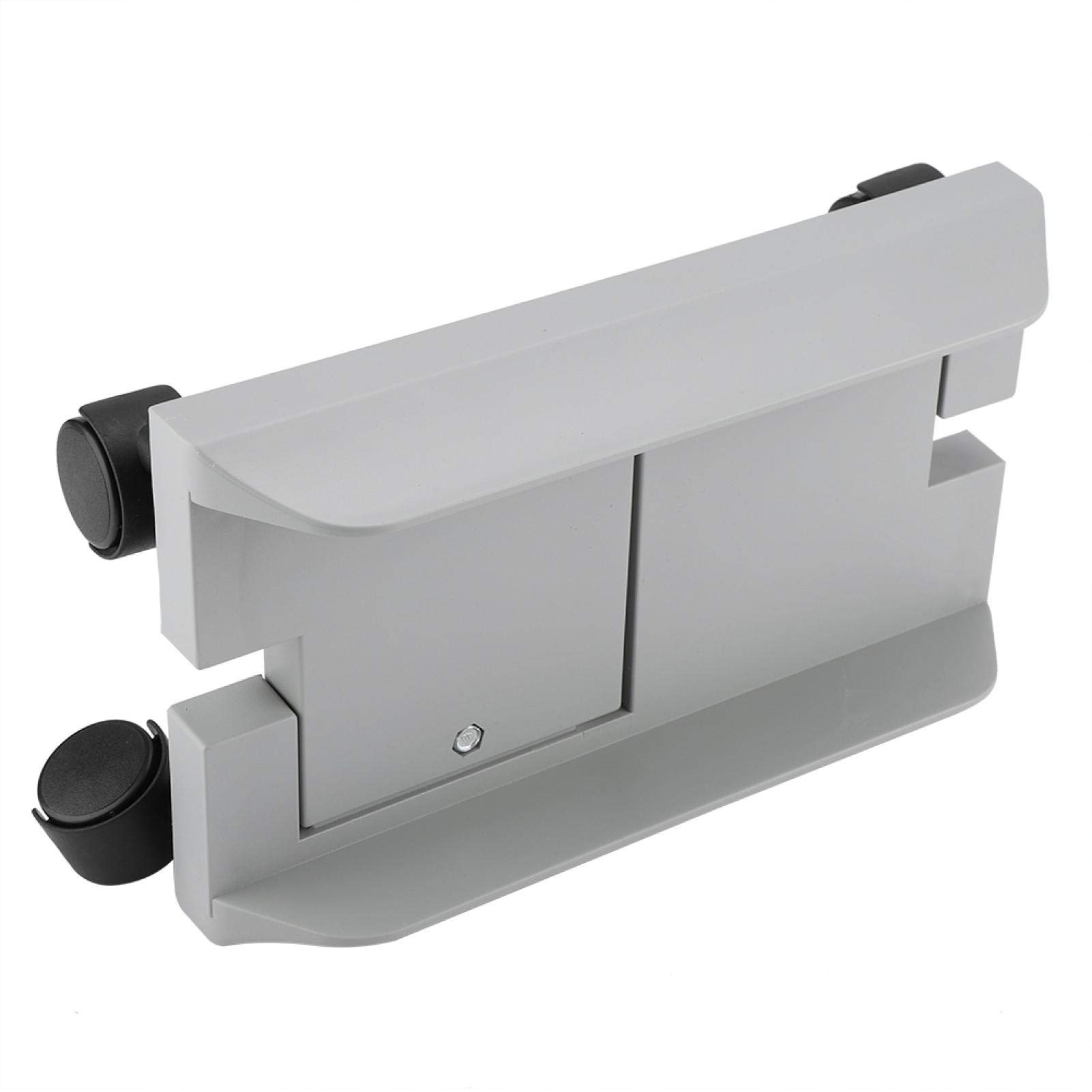 Kuuleyn Universal Computer Case Holder - Adjustable Removable PC Stand Bracket with Brake for Desktop & Tower Cases (Grey) - Perfect for Office, Gaming Setup & Home Workspace Organization
