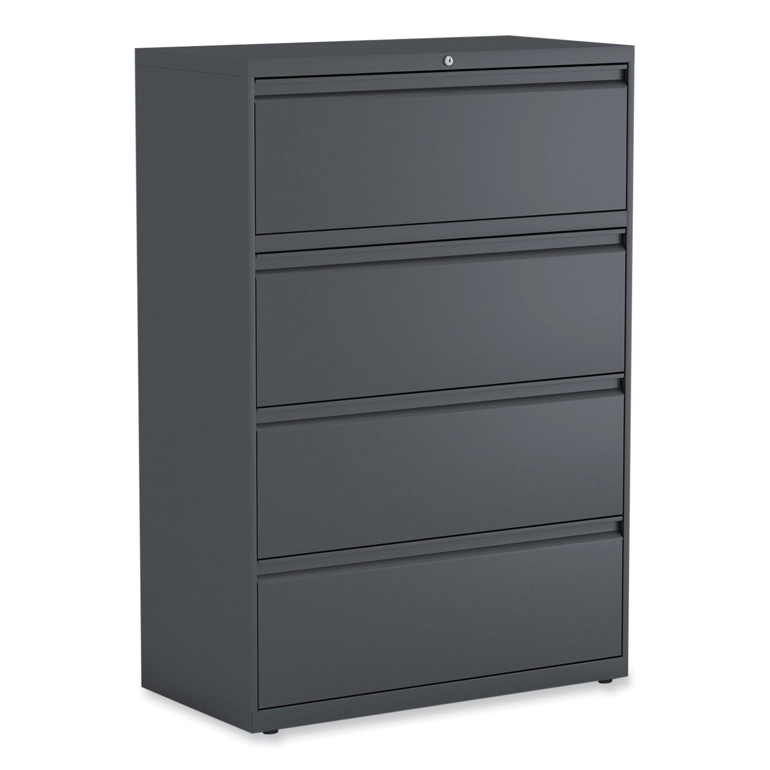 Alera® 4-Drawer Lateral File Cabinet - Legal/Letter/A4/A5 Size - Charcoal - 36
