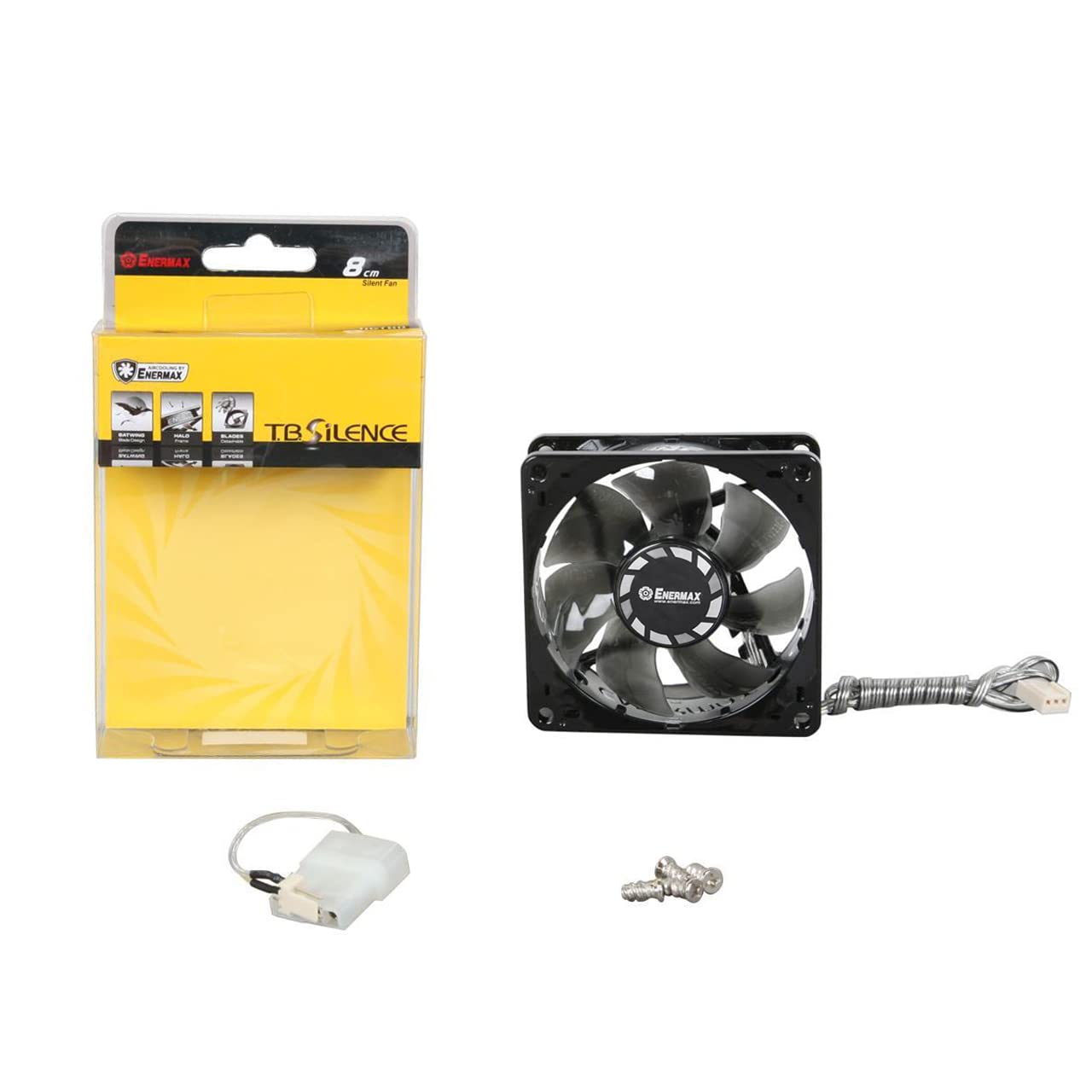 Enermax UCTB8 High-Performance 120mm PC Case Fan - Quiet Cooling for Gaming PC, Workstation & Home Office Computers | Perfect for Airflow & Heat Dissipation