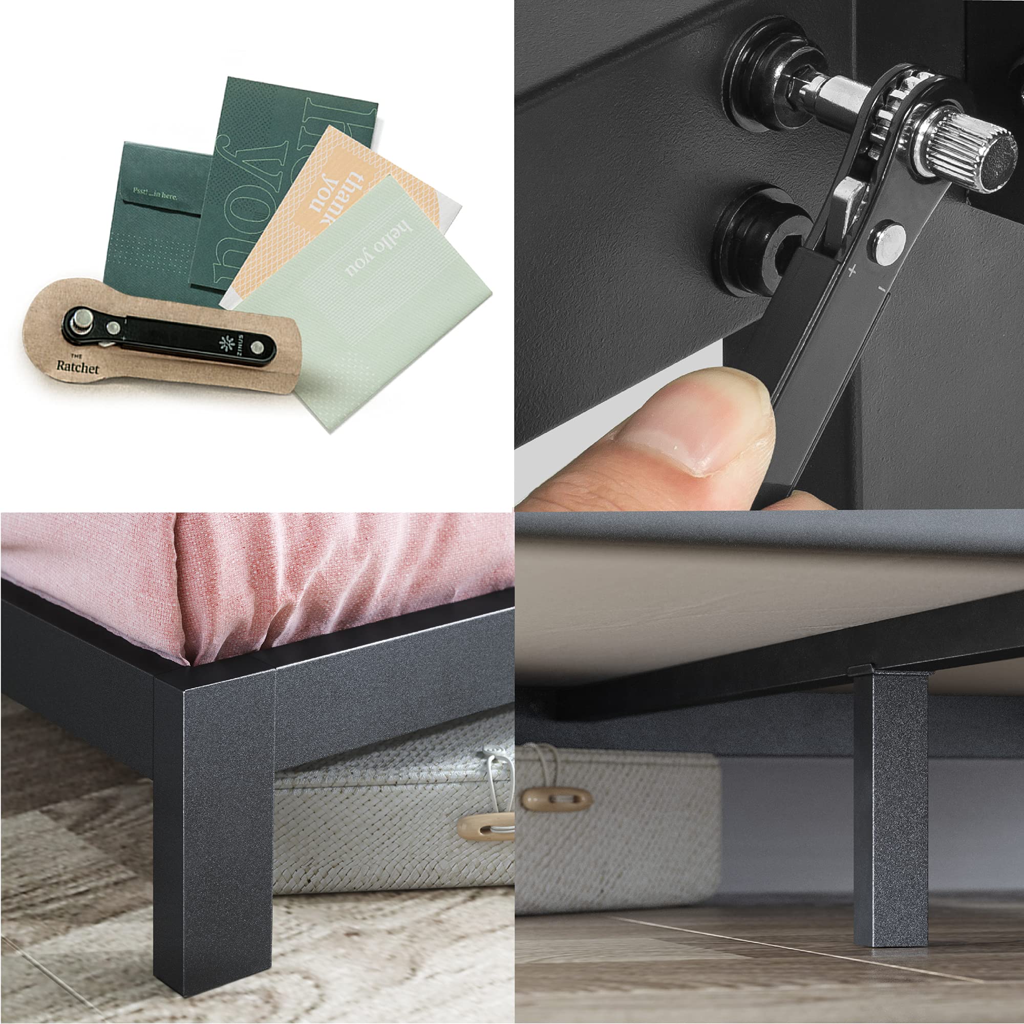 ZINUS Arnav Full Metal Bed Frame - Easy Assembly, No Box Spring Needed for Home & Dorm