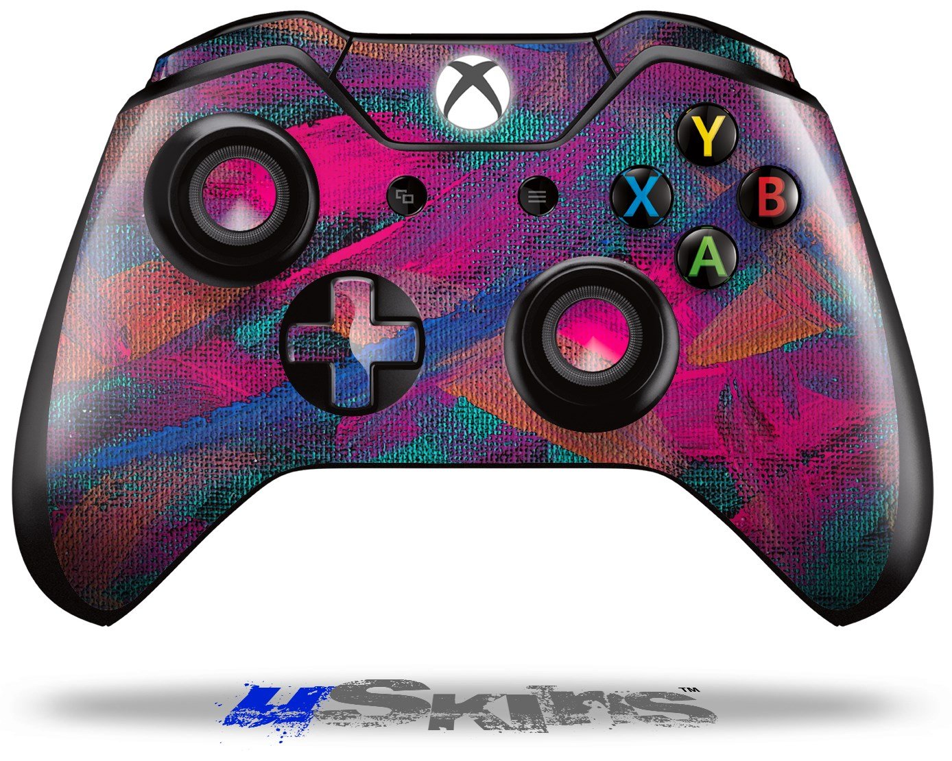 WraptorSkinz Vinyl Skin Wrap for XBOX One Original Wireless Controller - Custom Decal Design with Brush Stroke Art - Perfect for Gaming, Personalization & Protection