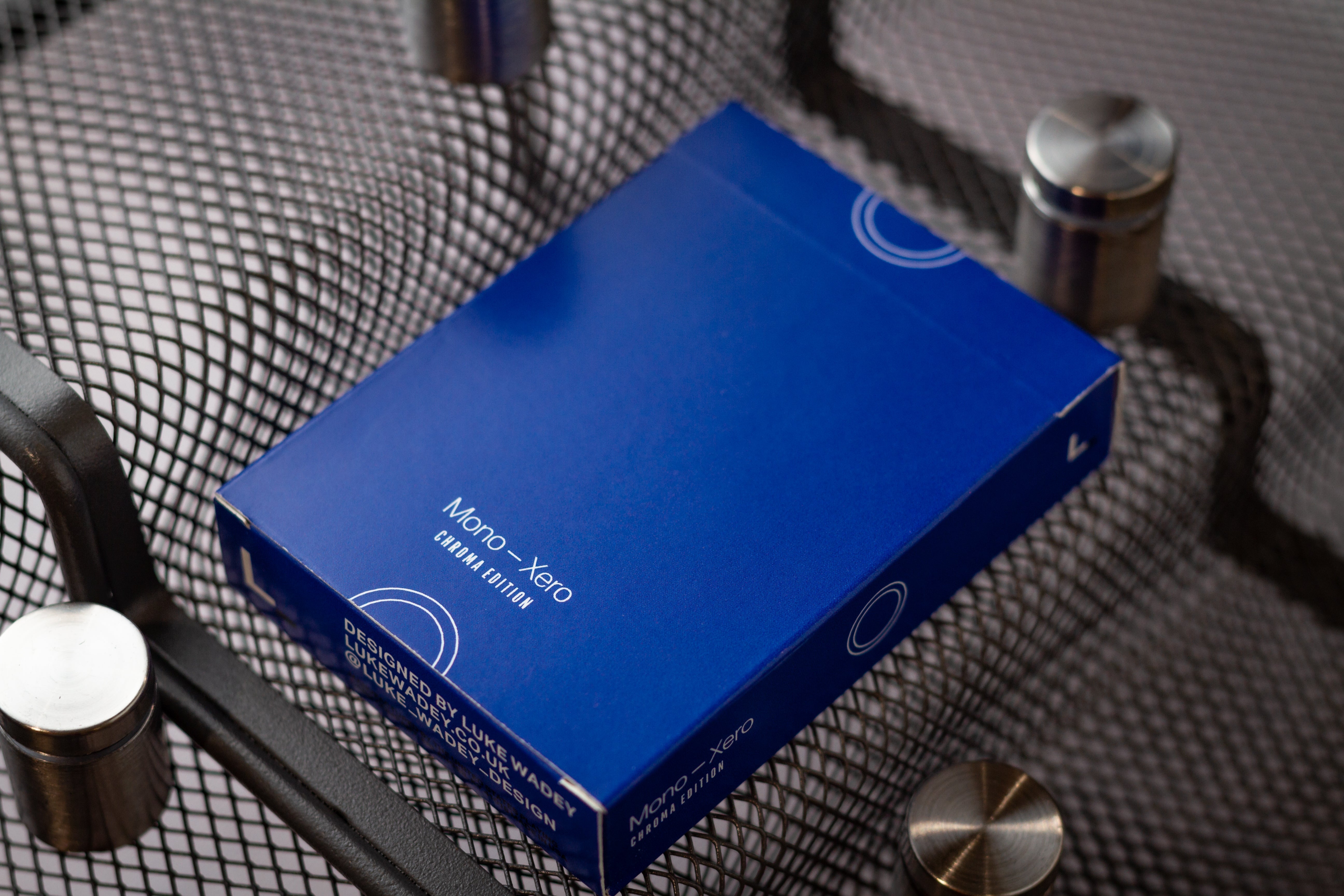 Premium Mono Xero Chroma Edition Blue Playing Cards - Elegant Design for Magic Tricks, Poker Games & Collectors | Perfect for Cardistry, Poker Nights & Gifts