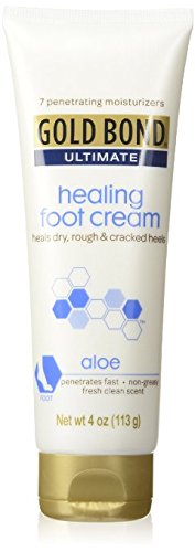 Gold Bond Ultimate Healing Foot Therapy Cream – 4 oz (Pack of 5) | Intensive Moisturizing & Cracked Heel Repair | Perfect for Dry Feet Care & Pedicure Prep