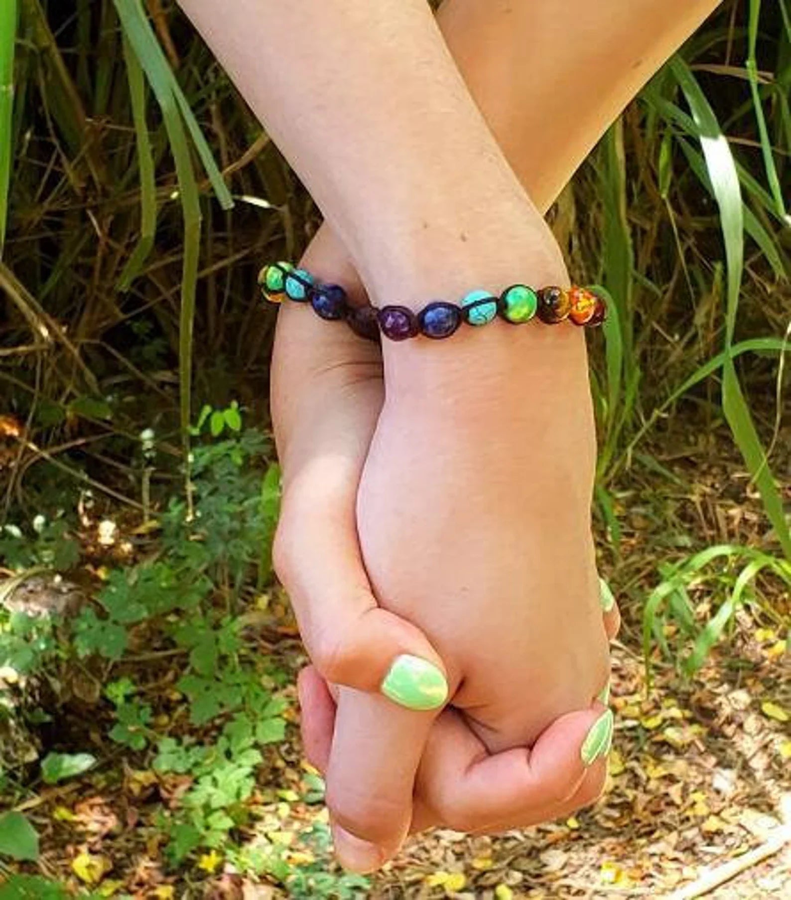 7 Chakra Balancing Bracelet for Women & Men - Healing Crystal Energy Stone Beads for Meditation, Yoga & Spiritual Wellness - Perfect Gift for Stress Relief & Positive Vibes