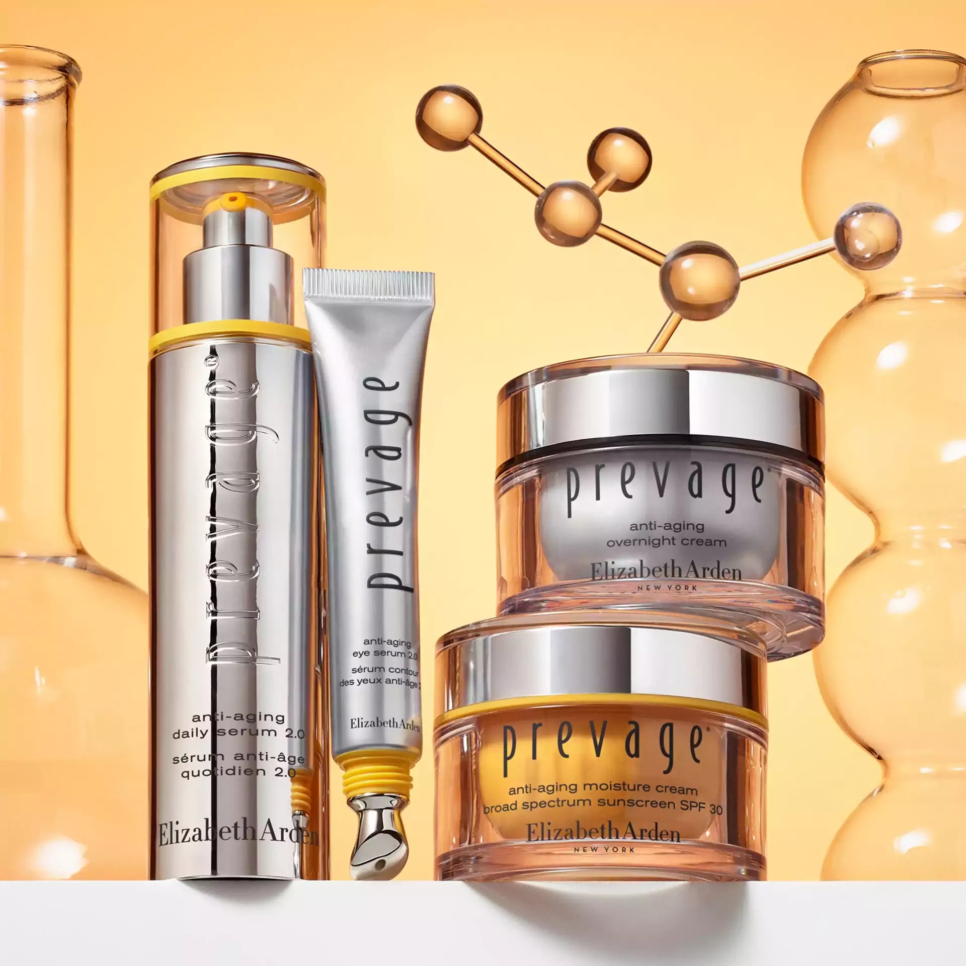 Elizabeth Arden PREVAGE® Anti-Aging Overnight Cream - Intensive Night Repair Moisturizer for Wrinkles & Fine Lines | Luxurious Skincare for Mature Skin | Perfect for Nighttime Routine & Travel Skincare