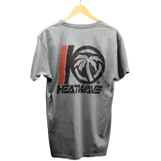 Heat Wave Turbo Ring T-Shirt for Men - Comfortable & Stylish Grey Cotton Tee - Perfect for Gym, Workout, and Casual Wear