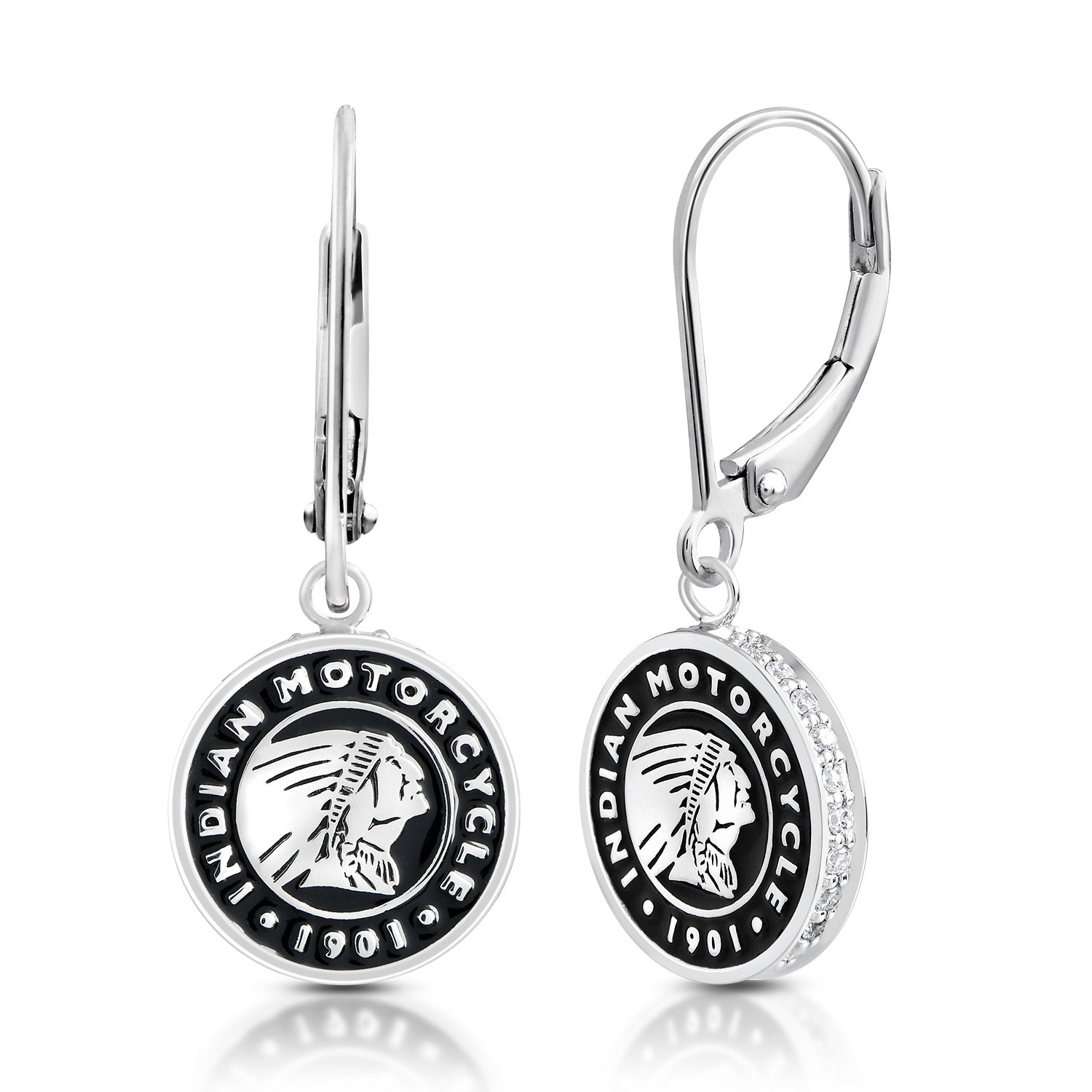 Silver & Bling Roundel Headdress Drop Earrings for Women - Boho Chic Jewelry for Parties, Festivals, and Special Occasions