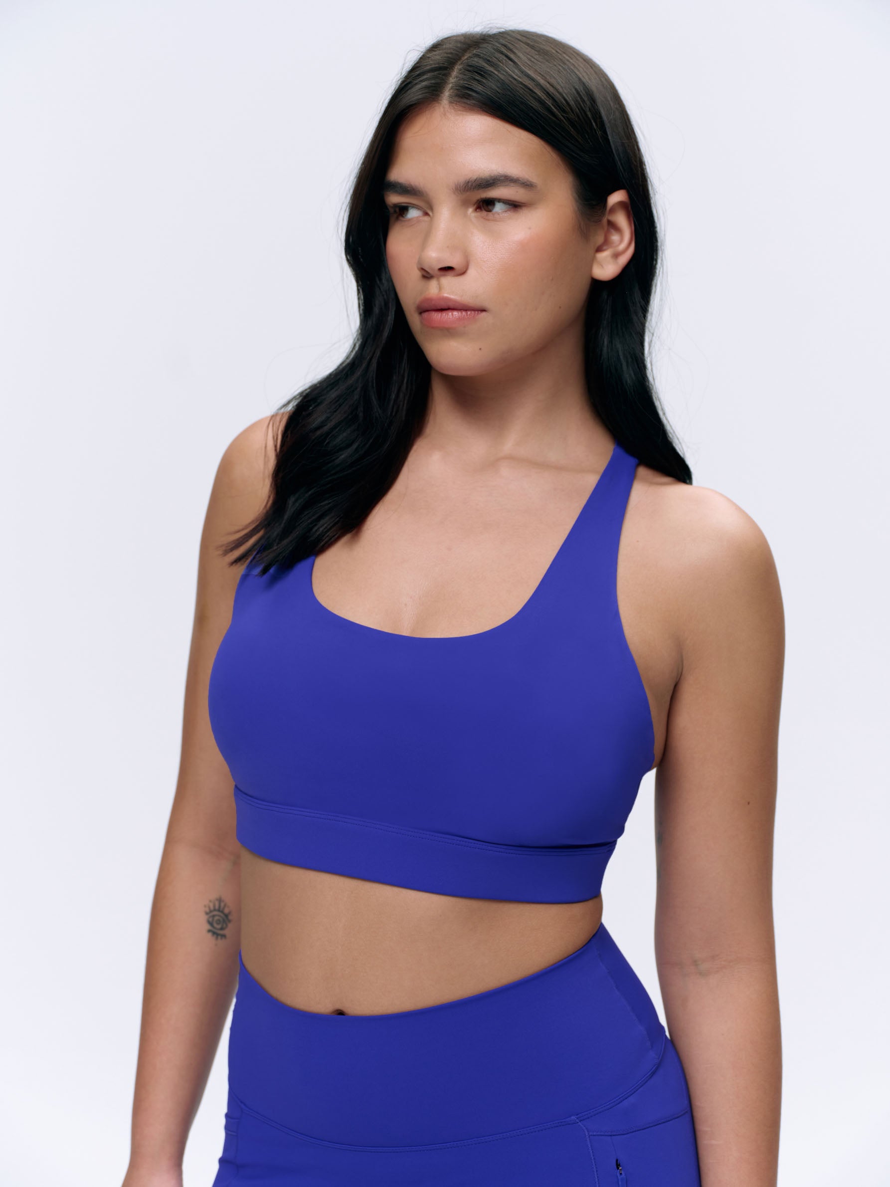 Ultimate Strappy Sports Bra for Women - Cobalt Blue | High Support Workout Top for Running, Yoga & Gym