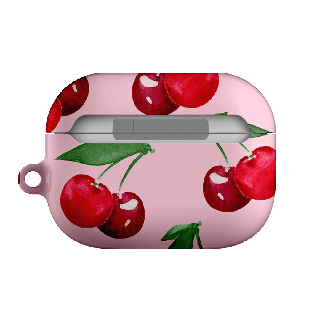 Premium Cherry Rose AirPods Pro Case - Cute Floral Design Protective Cover for Apple AirPods Pro (2019/2022) | Perfect Gift for Women, Girls - Use at Gym, Work, Travel & Daily Commute