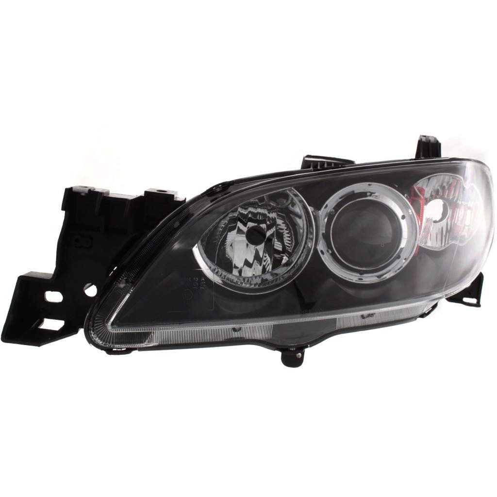 2004-2009 Mazda 3 Sedan Headlight Assembly - CAPA Certified Replacement for MA2518108 & MA2519108 (Driver & Passenger Side) | CarLights360 | Perfect for Night Driving & Foggy Conditions