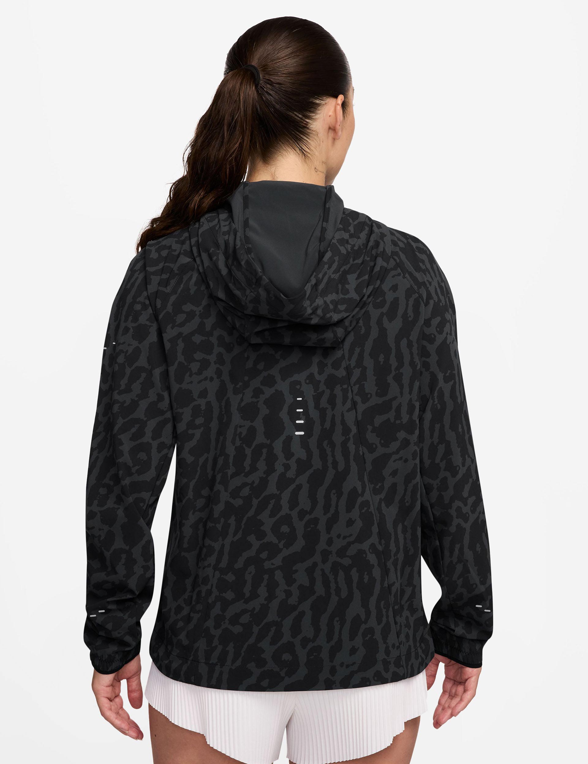 Swift Dri-FIT Running Jacket for Men & Women - Lightweight, Breathable, Moisture-Wicking - Black/Anthracite/Reflective Silver - Ideal for Jogging, Hiking & Outdoor Workouts