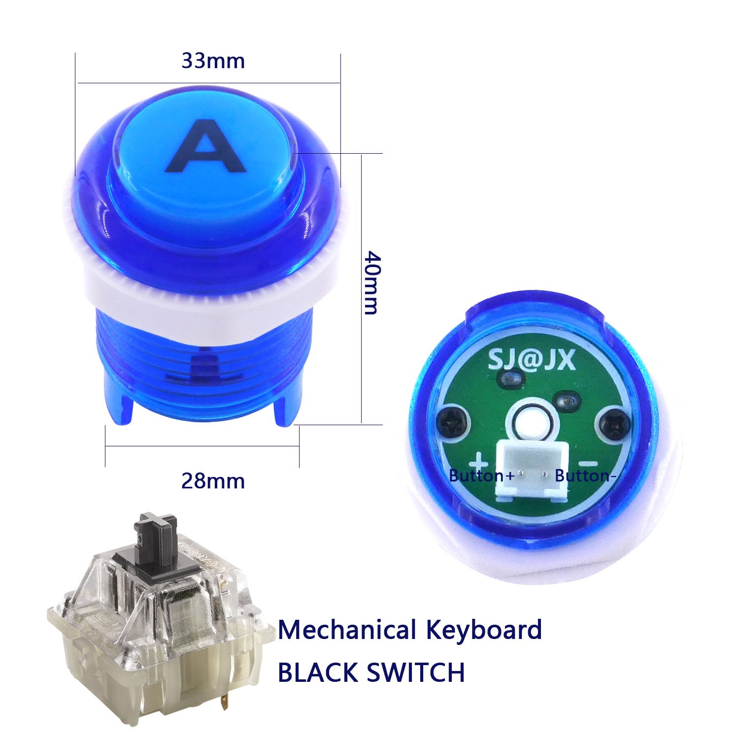 USB Arcade Game Controller - 2 Player Gamepad with Cherry MX Microswitch Buttons & 8-Way Joystick for Nintendo Switch, PC, PS3, Retropie, Raspberry Pi & MAME | Perfect for Home Arcades, Gaming Parties & Retro Gaming Enthusiasts