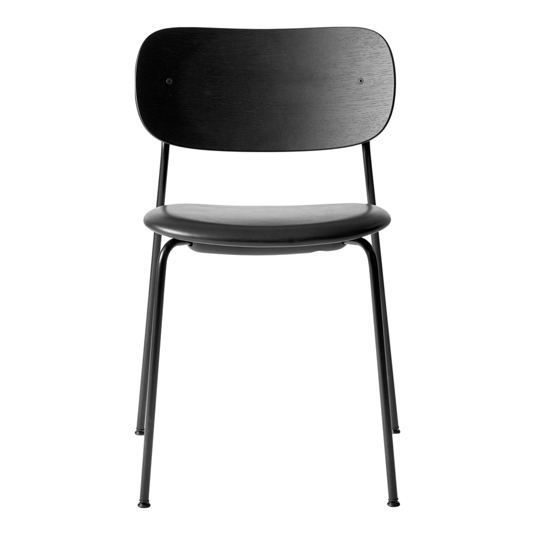 Co Dining Stackable Chair - Upholstered Seat for Kitchen, Dining Room & Outdoor Patio | Comfortable & Space-Saving Furniture
