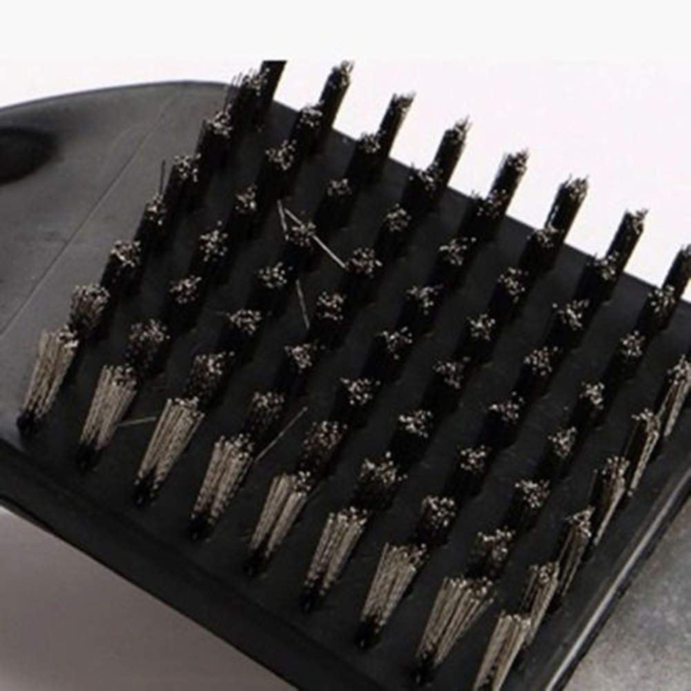 Stainless Steel Grill Brush for BBQ Cleaning - Heavy Duty Scrubber with Ergonomic Handle - Perfect for Outdoor Grilling, Camping, and Backyard Cookouts