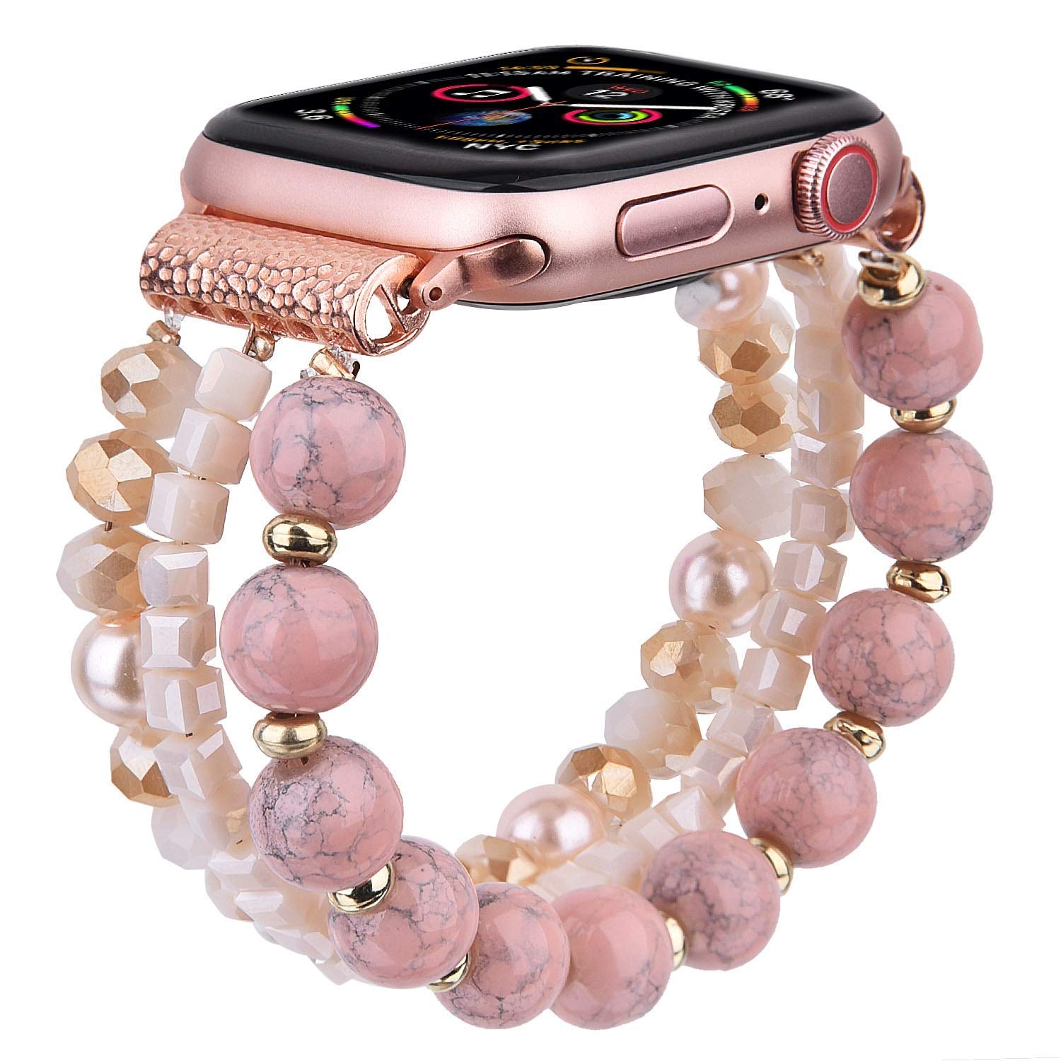 Premium Apple Watch Bands Compatible with 38mm 40mm 41mm 42mm 44mm 45mm - Stylish Replacement Straps for iWatch Series 8/7/6/5/4/3/2/1/SE - Perfect for Women & Girls - Ideal for Workouts, Daily Wear & Fashion Accessories