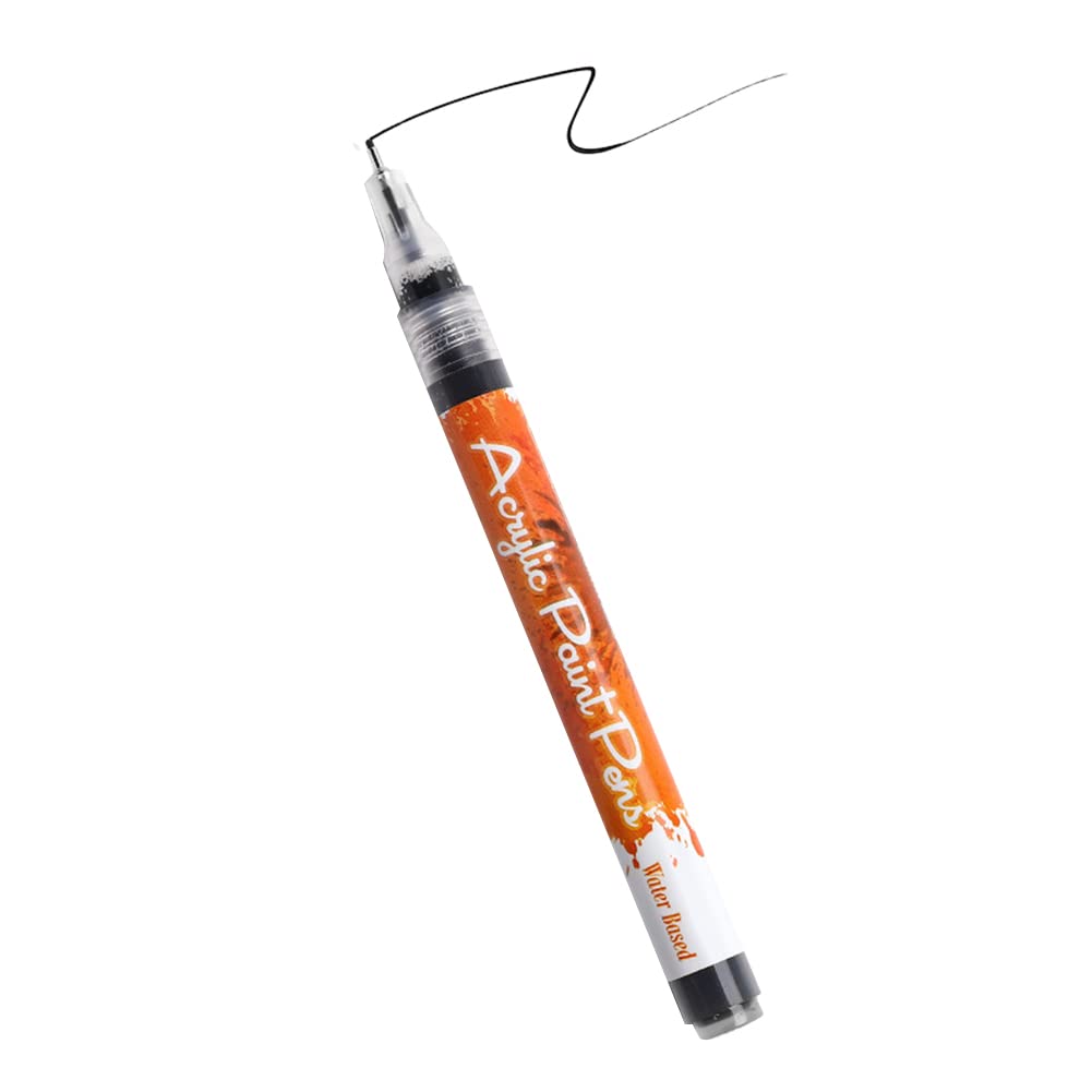 Professional Nail Art Drawing Pen - Waterproof Nail Graffiti & Painting Marker for DIY Nail Designs | Perfect for Home Manicures, Salon Use & Creative Nail Art Projects - Black