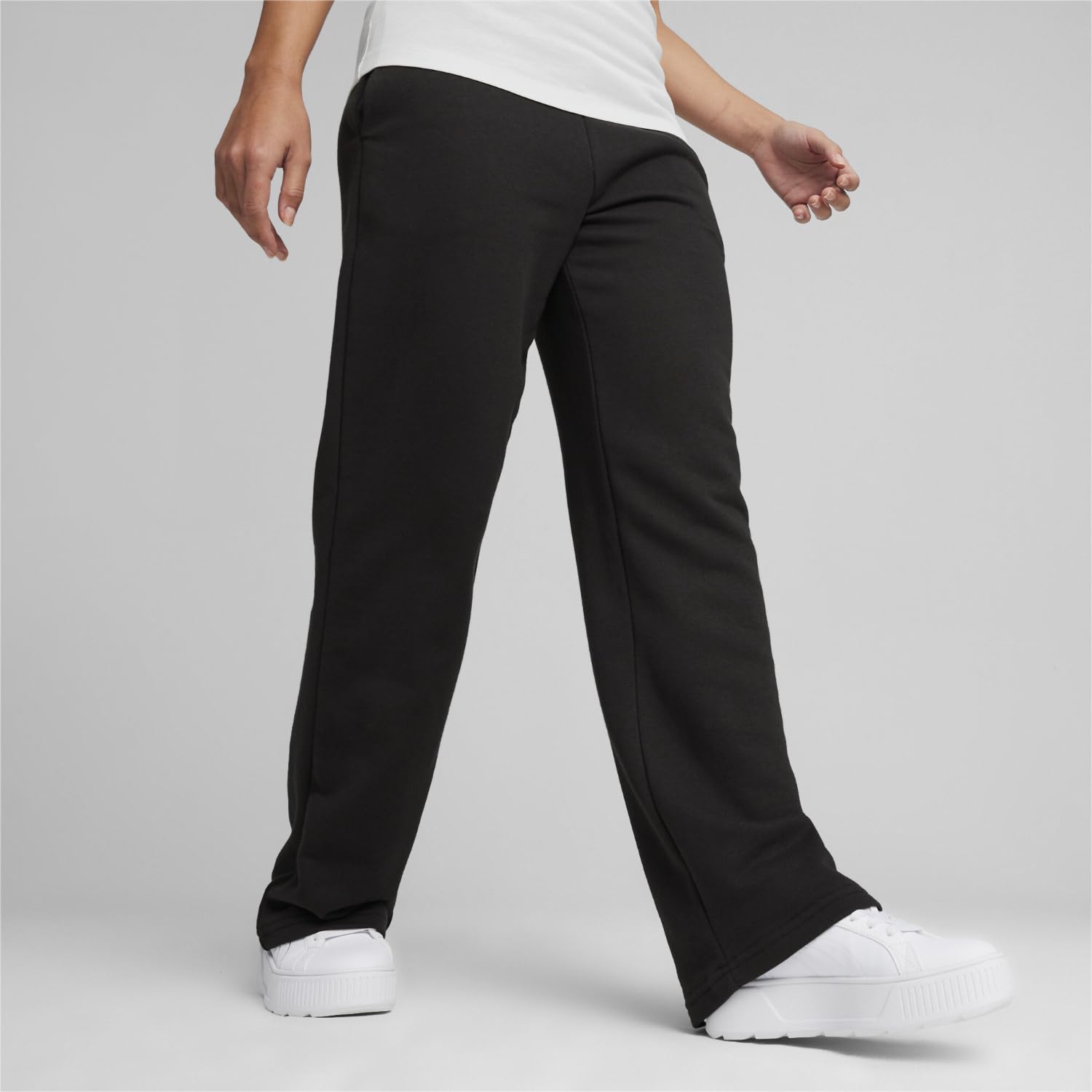 PUMA Women's Essentials Straight Leg Sweatpants - Comfortable Casual Joggers for Workout, Lounge & Everyday Wear