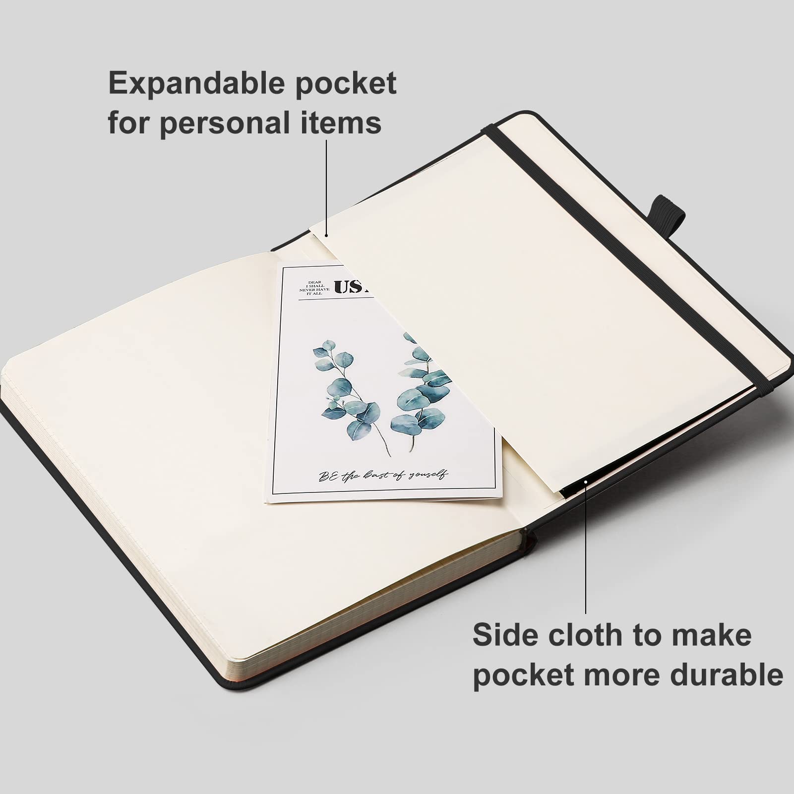 AHGXG 2-Pack A5 Graph Paper Notebook - 384 Page Grid Journal for Math & Science, 5.75
