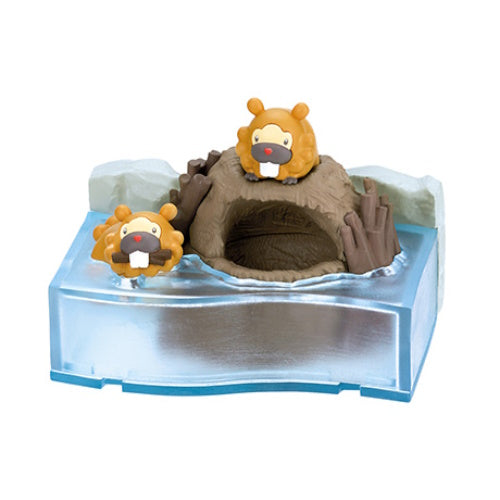 Pokemon Nonbiri Time Take A Break By The River Re-Ment 3 Inch Collectible Figure - Cute Pikachu & Friends Miniature Toy for Display, Collection & Gift (Perfect for Anime Fans & Pokemon Lovers)