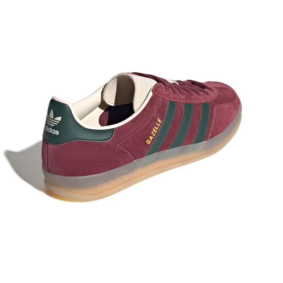 Gazelle Indoor Running Shoes for Men & Women - Shadow Red & Shadow Green - Lightweight Comfort for Gym, Jogging, and Casual Wear