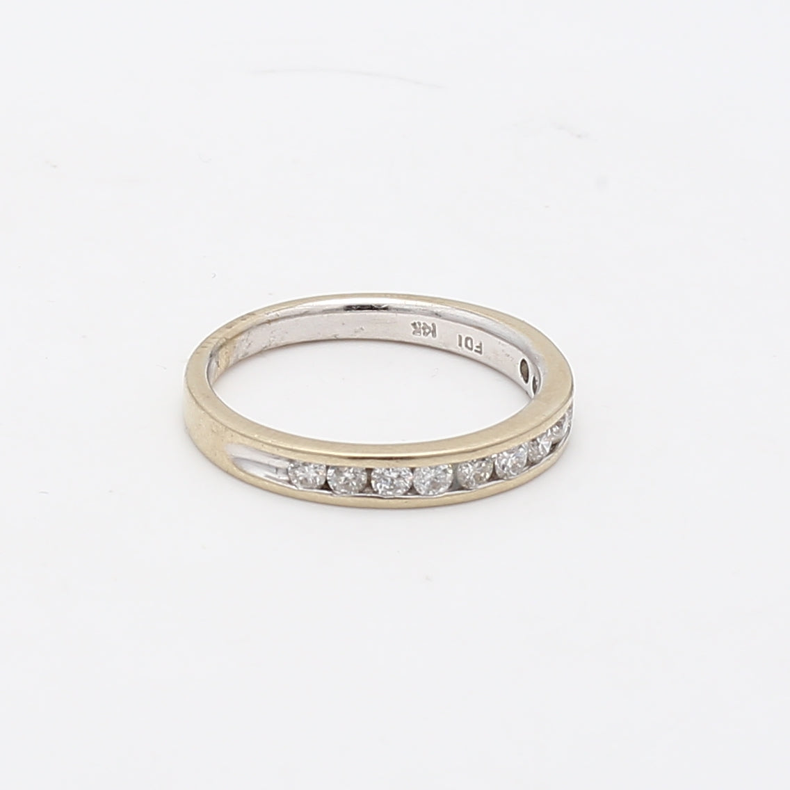 0.55 Carat Round Brilliant H VS2 Diamond Engagement Ring in 14K White Gold - Perfect for Proposals, Anniversaries & Wedding Bands