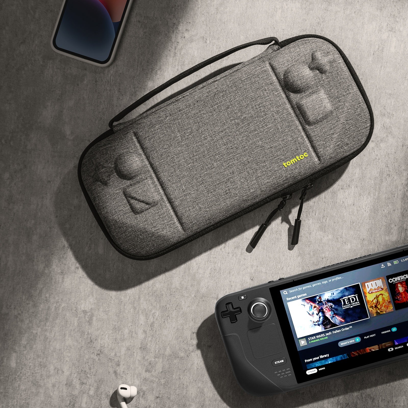Premium G38 Steam Deck Hard Shell Protective Case - Shockproof, Scratch-Resistant Cover for Valve Steam Deck - Perfect for Travel, Gaming & Daily Protection
