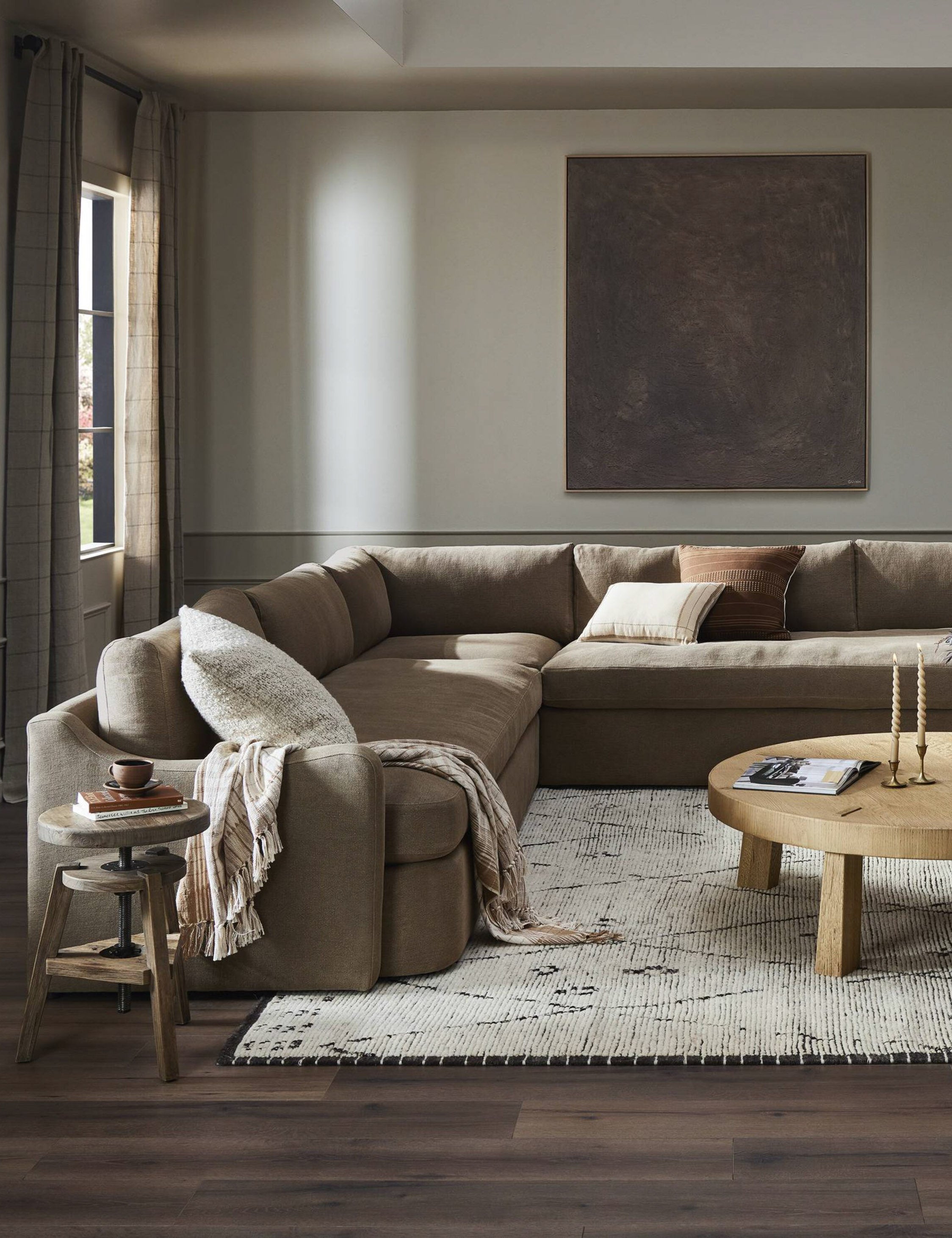 Aurelia Sectional Sofa by Amber Lewis x Four Hands - Modern Modular Living Room Furniture for Stylish Home Decor & Comfortable Seating