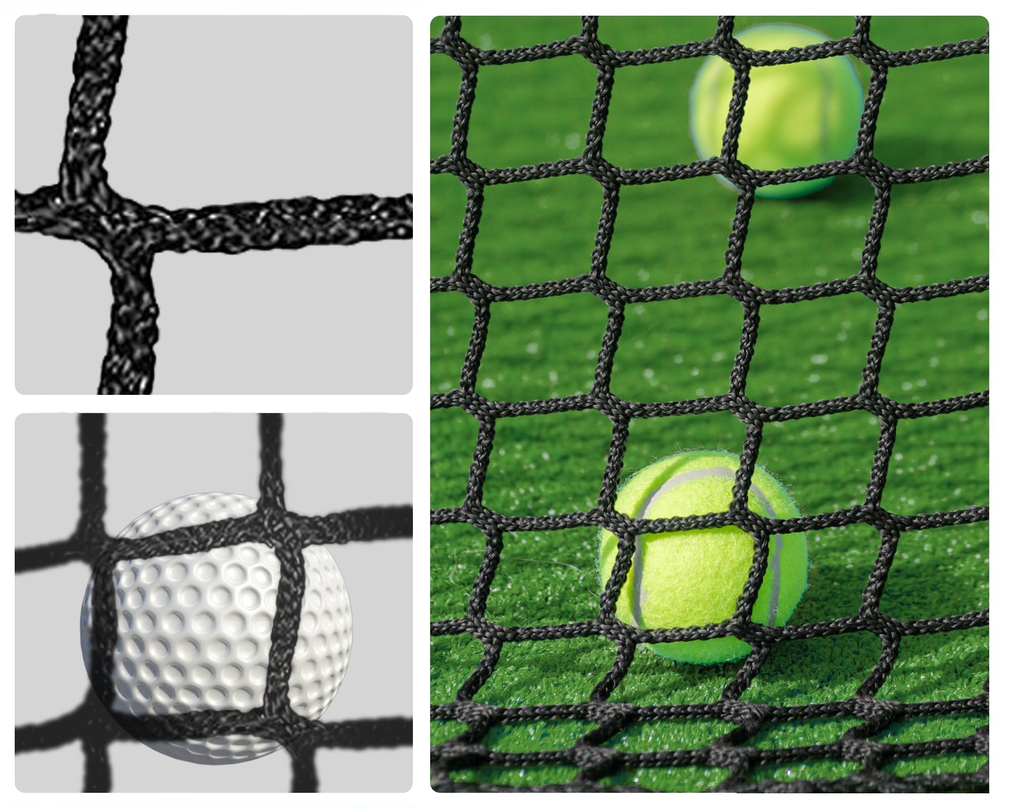 Premium Golf & Baseball Batting Cage Net for Indoor/Outdoor Practice - Heavy Duty Backyard Training Net for Golfers & Baseball Players - Perfect for Driving Range, Backyard Drills & Sports Training