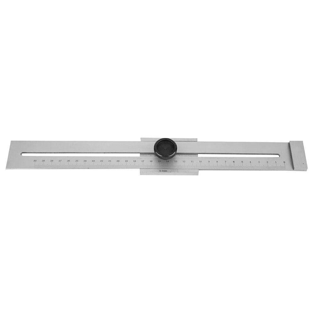 0.1mm Precision Stainless Steel Marking Gauge & Scribing Ruler - Professional Carpentry Measuring Tool for Woodworking, DIY Projects & Metalworking | Durable & Easy-to-Use Carpenter Tools for Accurate Marking & Layout