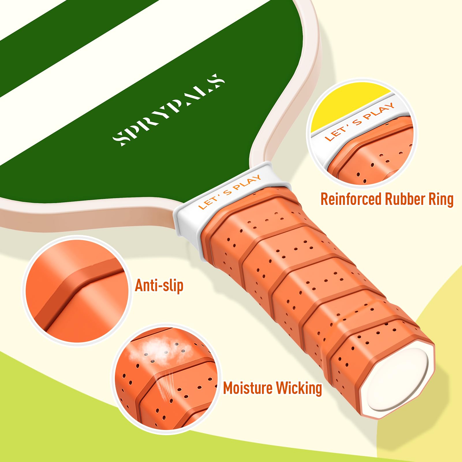 USAPA Approved Pickleball Paddles Set - Premium Graphite Pickleball Paddle with 4 Balls & Carry Bag - Perfect for Beginners, Intermediate & Pro Players - Great for Outdoor Games, Tournaments & Family Fun