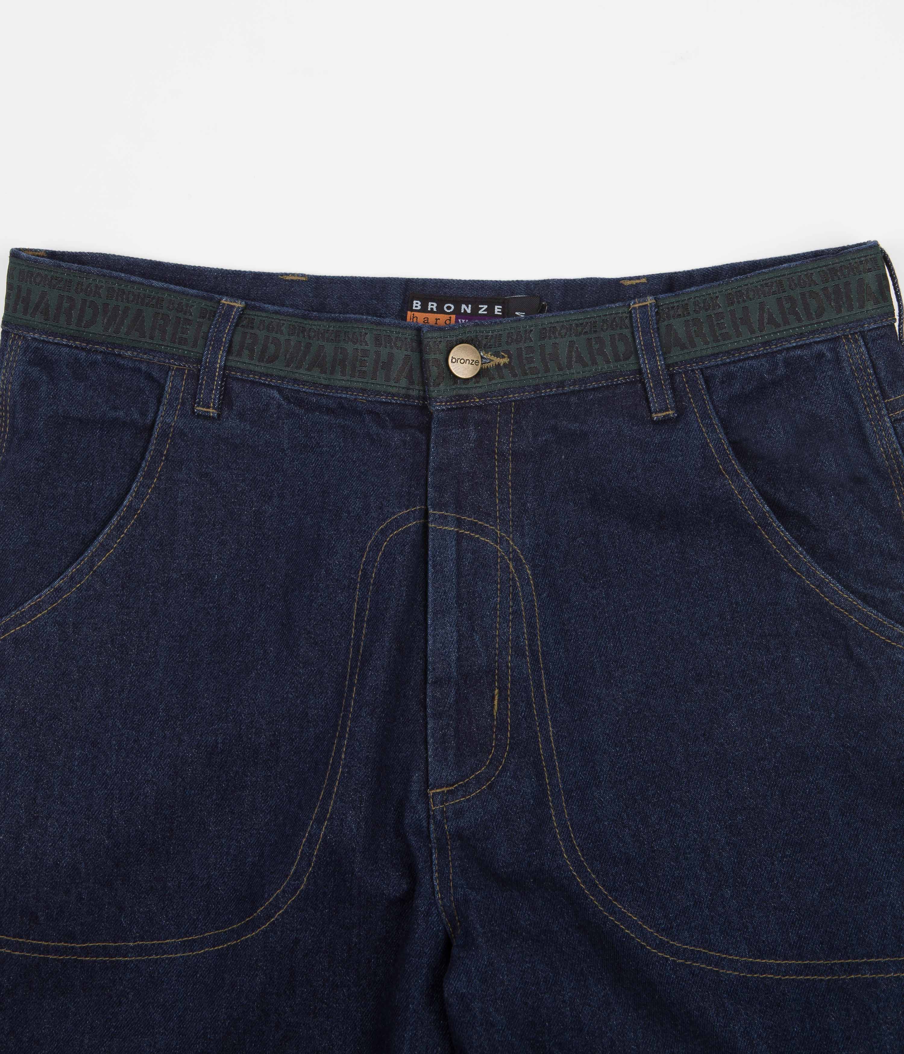 Premium Bronze 56K Denim Jeans - Classic Indigo Wash | Men's Slim Fit Stretch Pants for Casual Wear & Everyday Style