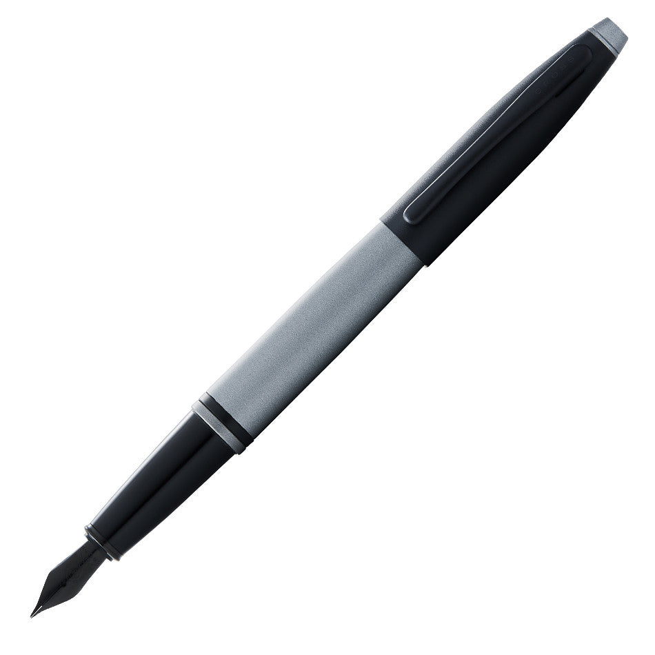 Premium Cross Calais Fountain Pen - Elegant Grey Ink Pen for Writing, Journaling & Gifting - Smooth Nib, Luxurious Design for Professionals & Students