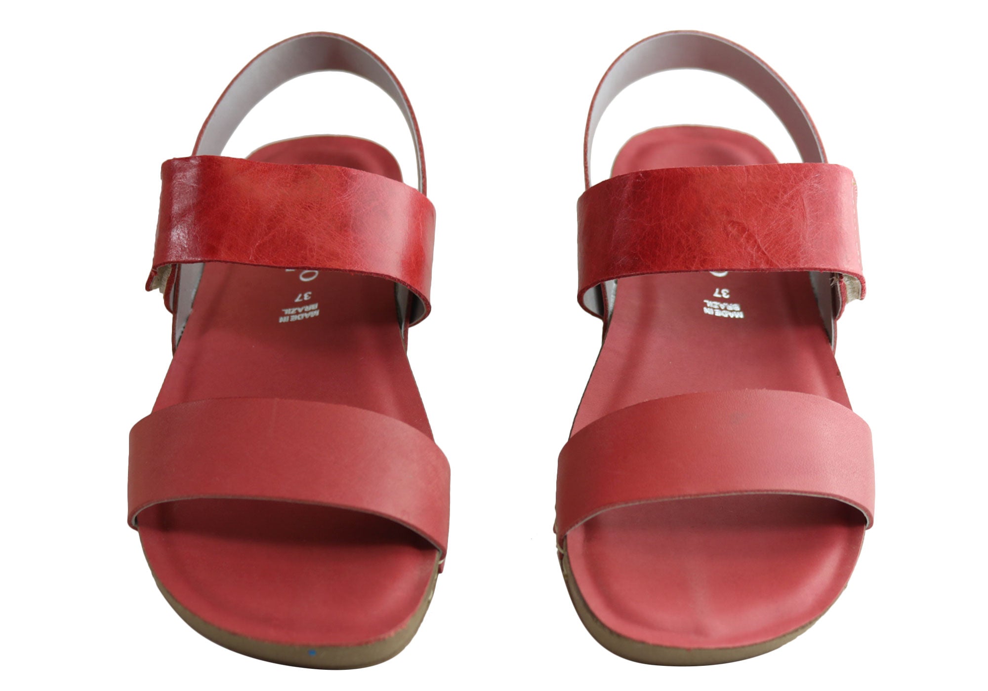 Andacco Mira Women's Comfortable Leather Sandals - Handmade in Brazil - Perfect for Summer, Beach & Casual Outings