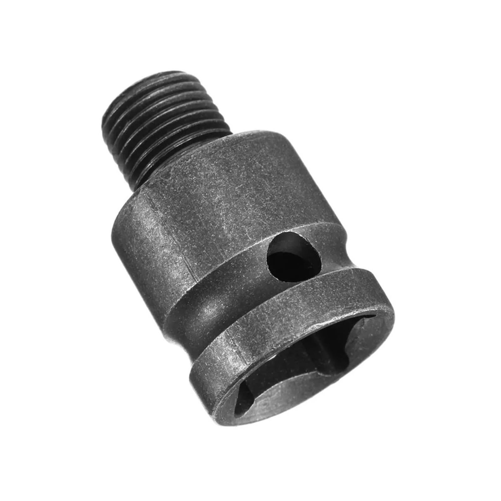 1/2 Inch Drill Chuck Adapter 1.5-13mm - Convert Impact Wrench to Electric Drill Tool Accessory - Black Center Chuck for DIY, Woodworking & Metalworking Projects