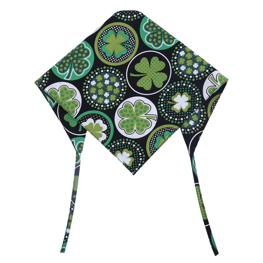 St. Patrick's Day Reversible Dog Bandana - Triangle Pet Bib Scarf for Small Dogs & Cats - Perfect for St. Patrick's Day Parades & Pet Parties