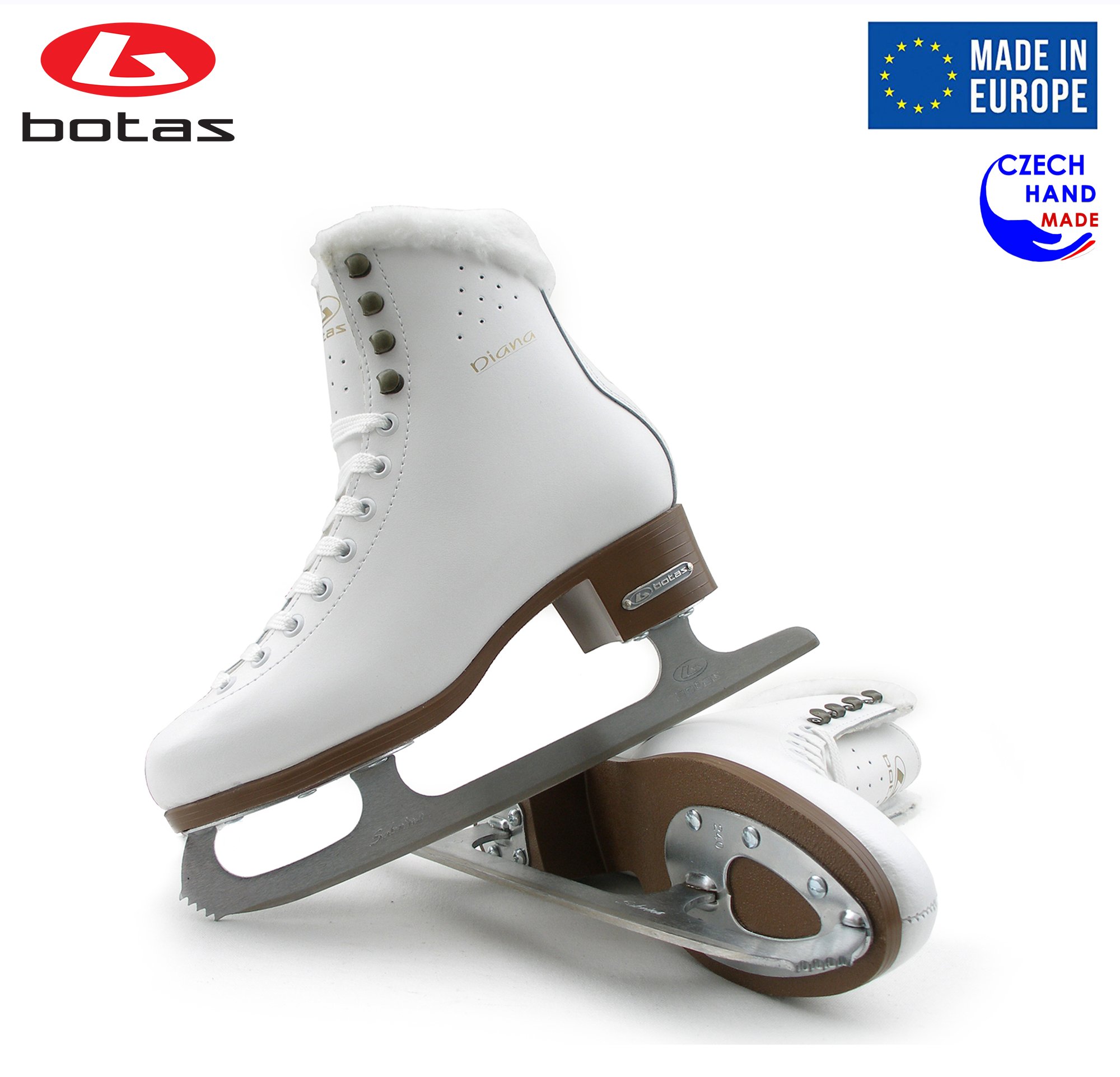 Premium Figure Ice Skates for Men, Women, Boys & Girls - Handcrafted in Czech Republic with Sabrina Blades | Professional & Recreational Skating, Ice Shows, Competitions & Training