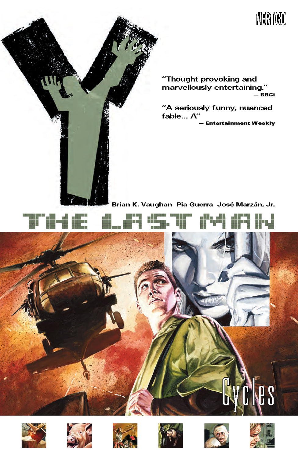 Y: The Last Man, Vol. 2: Cycles - Post-Apocalyptic Graphic Novel | Survival Adventure Comic Book | Perfect for Sci-Fi Fans & Collectors | Great for Gifts, Reading & Comic Book Collections