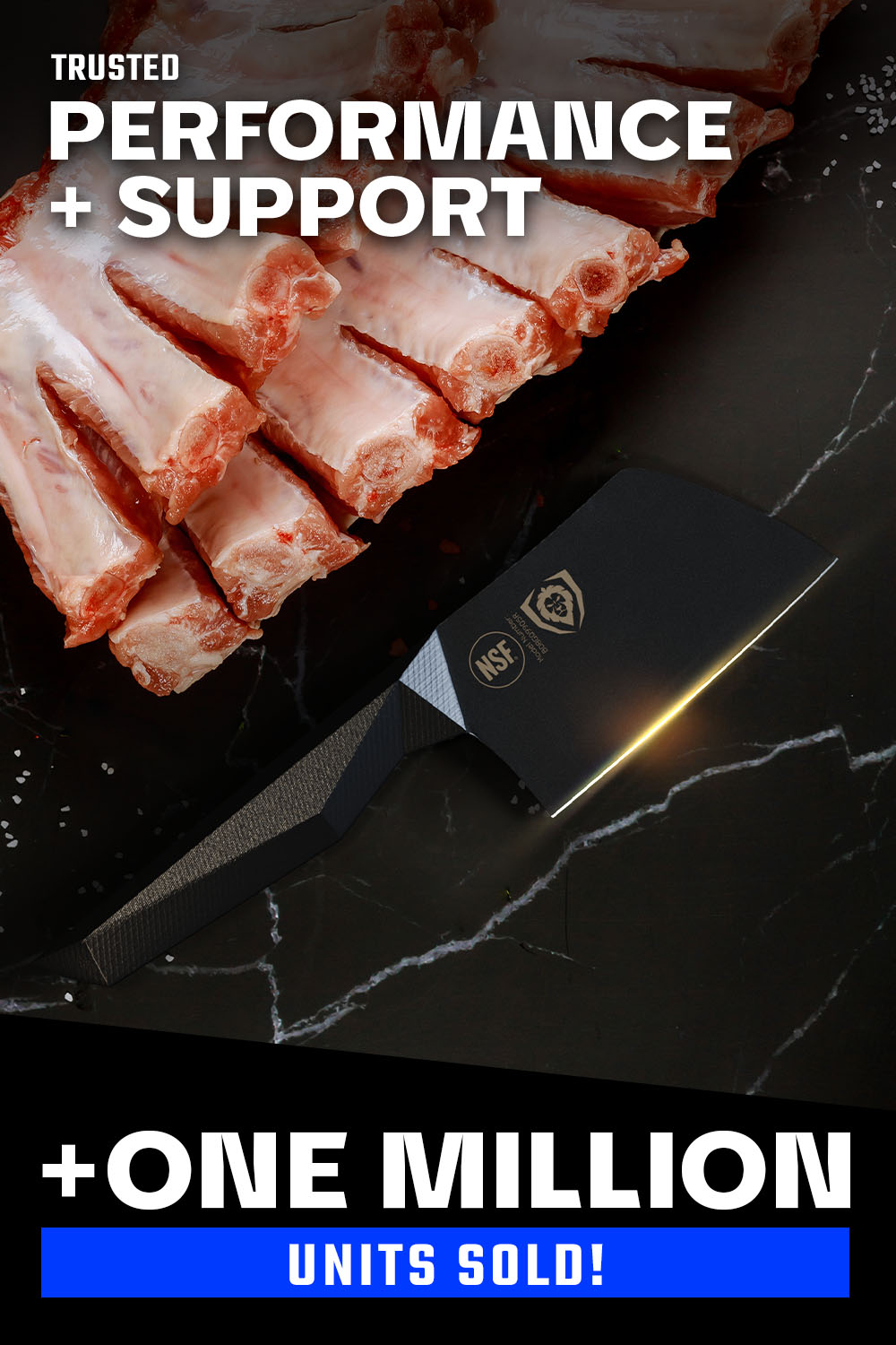 Dalstrong Shadow Black Series Mini Cleaver Knife 4.5