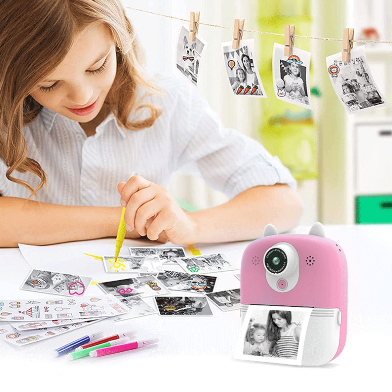 Kids Instant Print Camera - 24MP 2.4