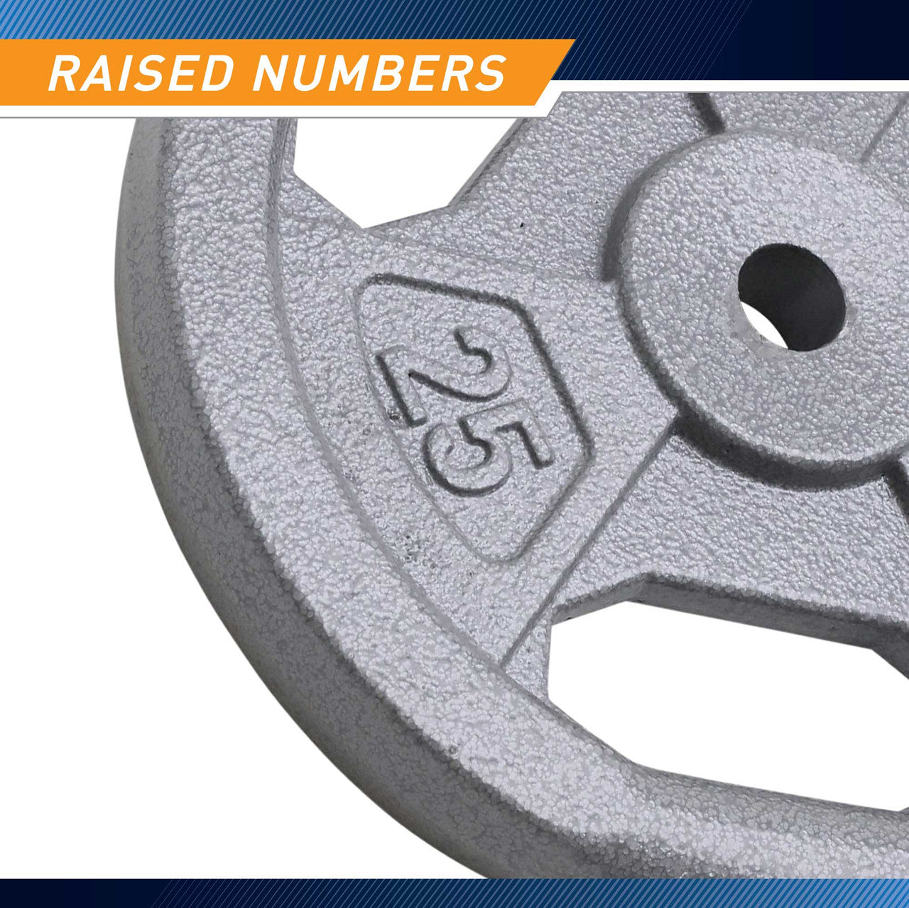25lb Standard Size Grip Plate B5G FAMILY | B5G 5525 - Weight Plate for Home Gym, CrossFit & Strength Training - Perfect for Deadlifts, Squats & Functional Fitness Workouts