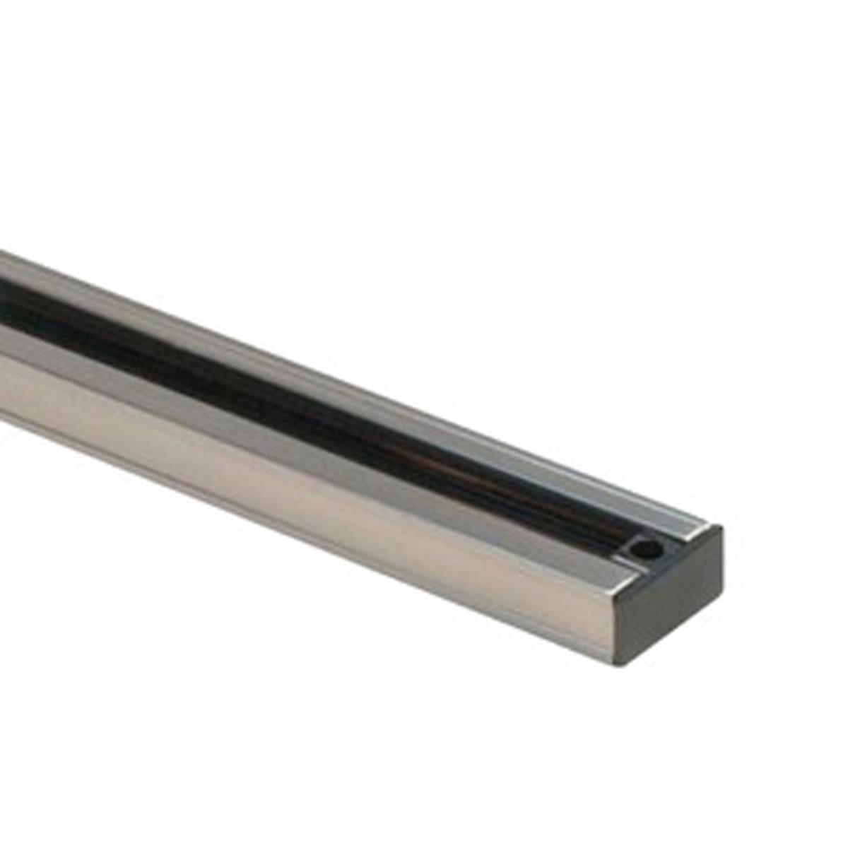 2 Ft. Track Rail One Circuit, Halo, Brushed Nickel Finish - Perfect for Modern Kitchen & Dining Room Lighting