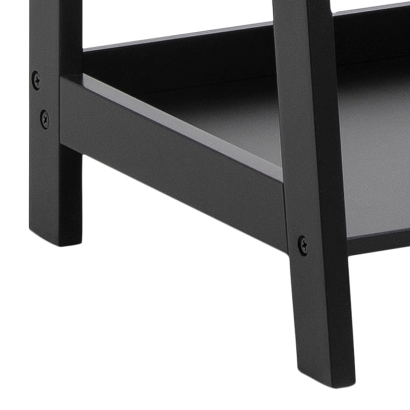 WALDO 63cm Black Display Shelving Unit - Perfect for Retail Stores, Home Organization & Office Storage