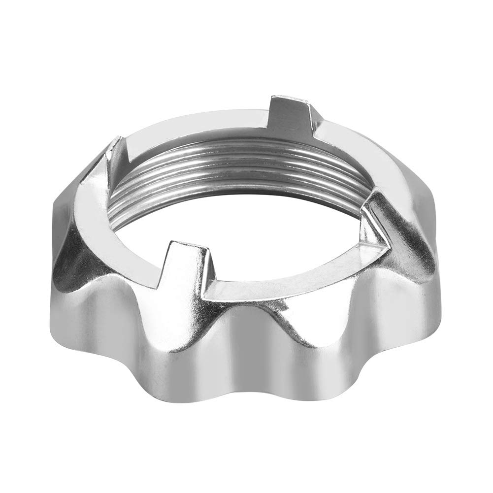 Stainless Steel Meat Grinder Parts - Durable & Easy to Install Nut for Electric Meat Mincers | Perfect for Home Kitchen Use, Food Processing & Sausage Making