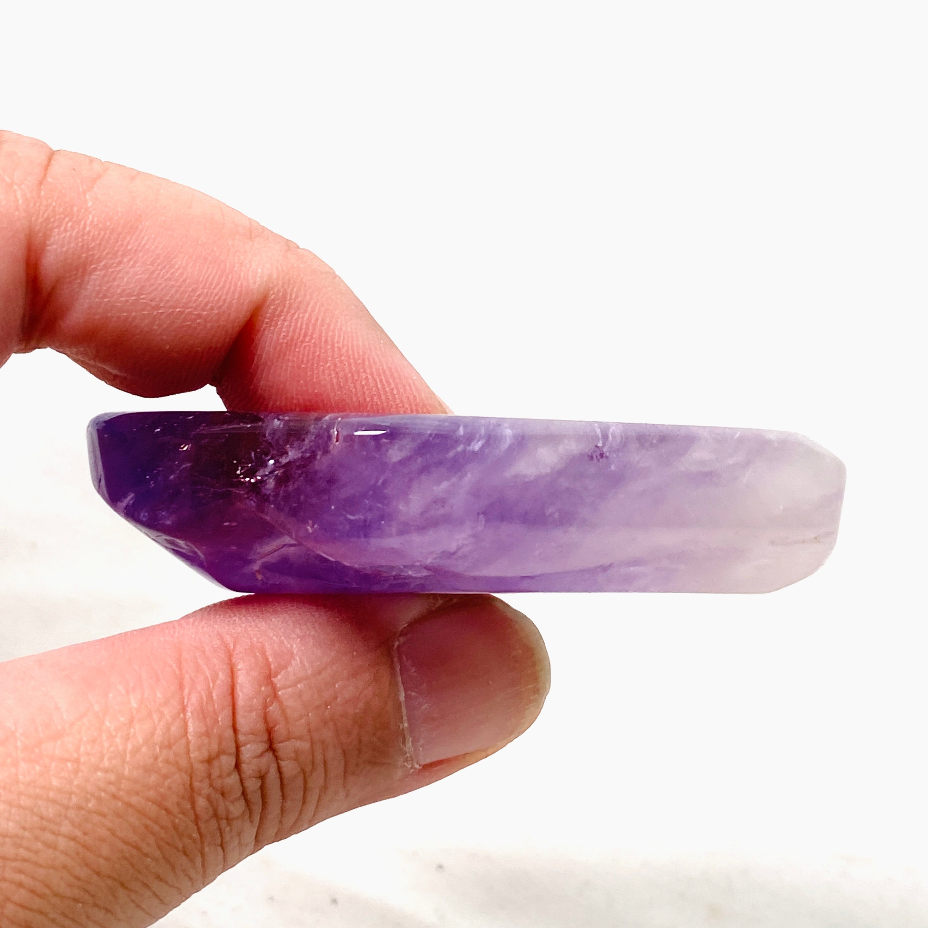 Amethyst Crystal Trinket Bowl - Handmade Natural Stone Jewelry Dish for Rings, Earrings & Keys - Perfect for Home Decor, Meditation & Gift Giving