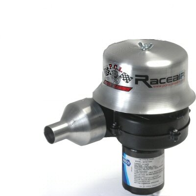 PCI Race Air Heavy Duty 150CFM Single Helmet Fresh Air System with Short Filter & Aluminum Cover - Automotive Racing, Welding & Industrial Safety Gear