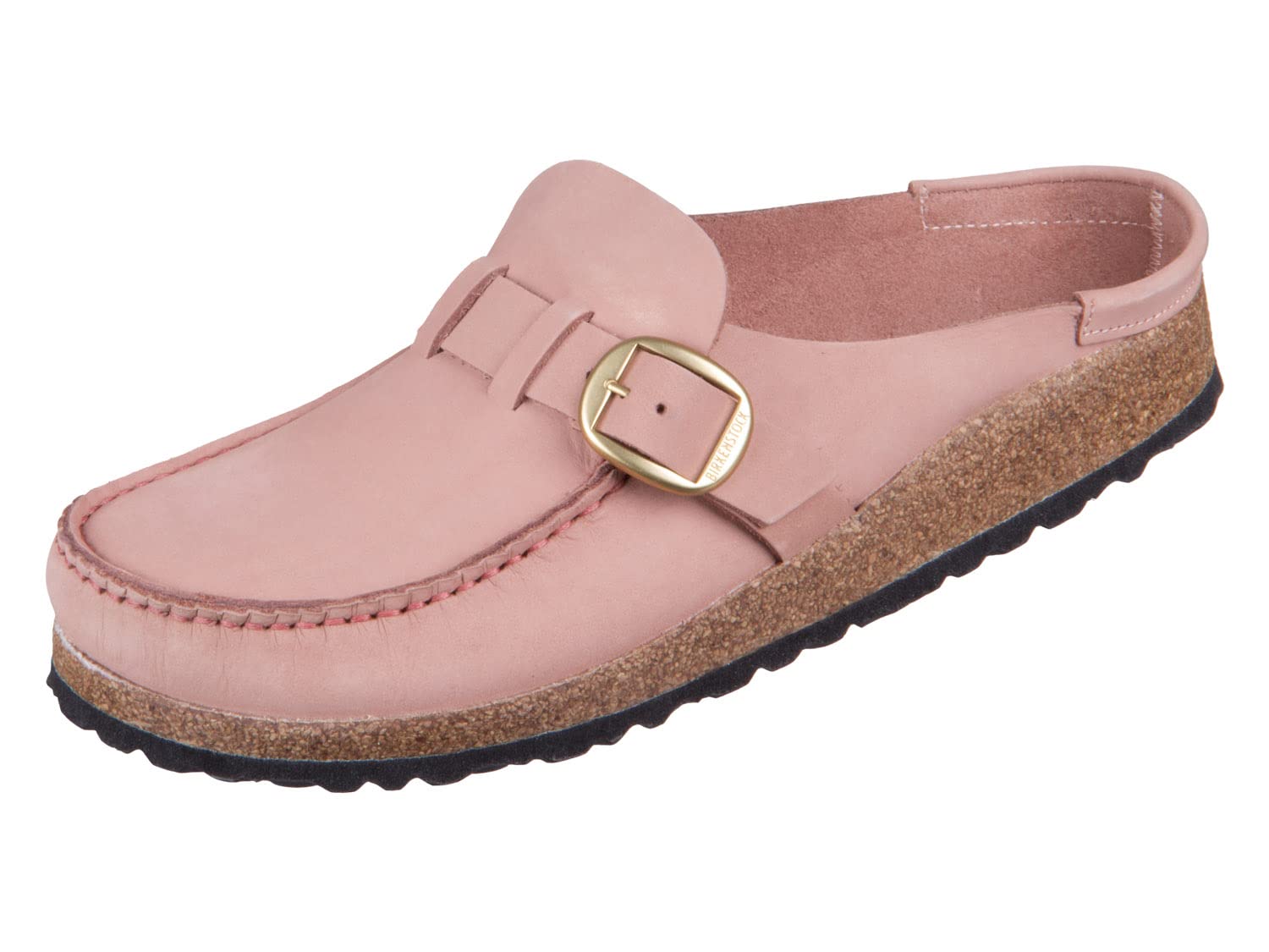 BIRKENSTOCK Buckley 1024089 Women's Sandals - Soft Leather & Velour Upper in Old Rose | Comfortable Slip-On Shoes for Casual Wear, Walking & Outdoor Activities